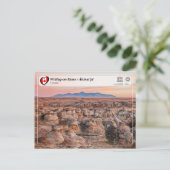 ユネスコWHS -書オンストーン/アースナイピ ポストカード (スタンド正面)