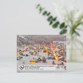 ユネスコWHS – 正親町村 – 白川郷・五箇山の合掌造り集落 ポストカード (スタンド正面)