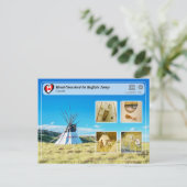 ユネスコWHS -正面衝突バッファロージャンプ ポストカード (スタンド正面)