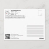 ユネスコWHS -正面衝突バッファロージャンプ ポストカード (裏面)