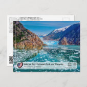 ユネスコWHS – 氷河ベイ国立公園と保存 ポストカード (正面/裏面)