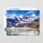 ユネスコWHS – 氷河ベイ国立公園と保存 ポストカード (正面/裏面)