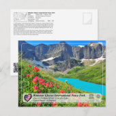 ユネスコWHS – 氷河国立公園 ポストカード (正面/裏面)