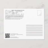 ユネスコWHS – 氷河NP – アティナ湖 ポストカード (裏面)