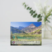 ユネスコWHS – 氷河NP – アティナ湖 ポストカード (スタンド正面)