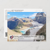ユネスコWHS – 氷河NP – グリネル氷河 ポストカード (正面/裏面)