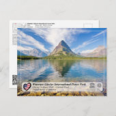 ユネスコWHS – 氷河NP-山グリネル ポストカード (正面/裏面)