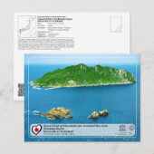 ユネスコWHS – 沖島 – 沖ノ島 ポストカード (正面/裏面)