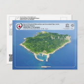 ユネスコWHS – 沖島 – 沖ノ島 ポストカード (正面/裏面)