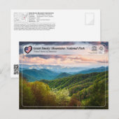 ユネスコWHS -素晴らし Smoky Mountains National Park ポストカード (正面/裏面)