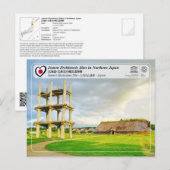 ユネスコWHS – 縄文遺跡 – 三内丸山遺跡 ポストカード (正面/裏面)