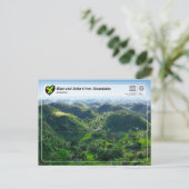 ユネスコWHS – 青とジョンのカラスの山々 ポストカード (スタンド正面)