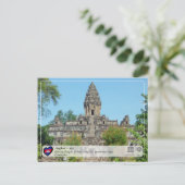 ユネスコWHS - Angkor - Roluos (Bakong Temple) ポストカード (スタンド正面)