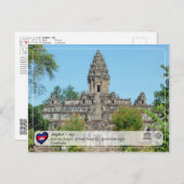 ユネスコWHS - Angkor - Roluos (Bakong Temple) ポストカード (正面/裏面)