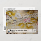 ユネスコWHS - Cueva de las Manos, Rio Pintura ポストカード (正面/裏面)