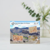 ユネスコWHS - Cueva de las Manos, Rio Pintura ポストカード (スタンド正面)