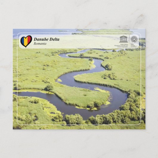 ユネスコWHS - Danube Delta ポストカード (正面)