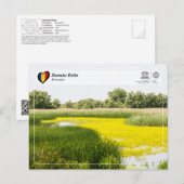 ユネスコWHS - Danube Delta ポストカード (正面/裏面)