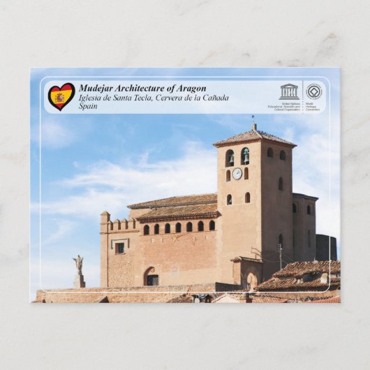 ユネスコWHS - Iglesia de Santa Tecla ポストカード (正面)