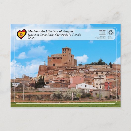 ユネスコWHS - Iglesia de Santa Tecla ポストカード (正面)
