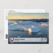 ユネスコWHS - Ilulissat Icefjord ポストカード (正面/裏面)
