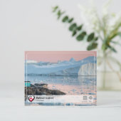ユネスコWHS - Ilulissat Icefjord ポストカード (スタンド正面)