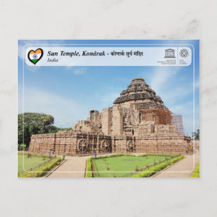 ユネスコWHS - Konark Sun Temple ポストカード