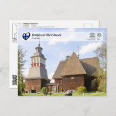 ユネスコWHS - Petejavesi Old Church ポストカード (正面/裏面)