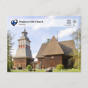 ユネスコWHS - Petejavesi Old Church ポストカード