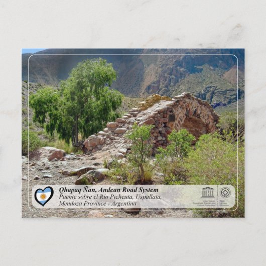 ユネスコWHS - Qhapaq Nan, Andean Road System ポストカード (正面)