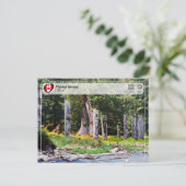 ユネスコWHS - SGang Gwaay ポストカード (スタンド正面)