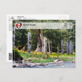 ユネスコWHS - SGang Gwaay ポストカード (正面/裏面)