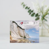 ユネスコWHS - Stevns Klint ポストカード (スタンド正面)