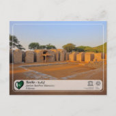 ユネスコWHS - Taxila – ジャウリアン仏教寺院 ポストカード (正面)