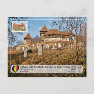 ユネスコWHS - Village of Viscri (Stamp Edition) Pos ポストカード