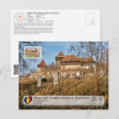 ユネスコWHS - Village of Viscri (Stamp Edition) Pos ポストカード (正面/裏面)