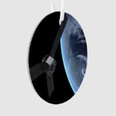 ユノ宇宙船の地球フライバイ中 オーナメント (正面)
