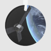 ユノ宇宙船の地球フライバイ中 オーナメント (裏面)