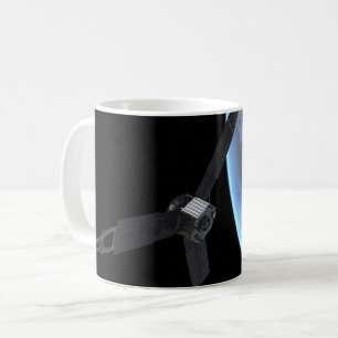 ユノ宇宙船の地球フライバイ中 コーヒーマグカップ