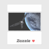 ユノ宇宙船の地球フライバイ中 シール (シート)