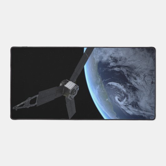 ユノ宇宙船の地球フライバイ中 デスクマット (正面)