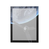 ユノ宇宙船の地球フライバイ中 ノートパッド (回転)