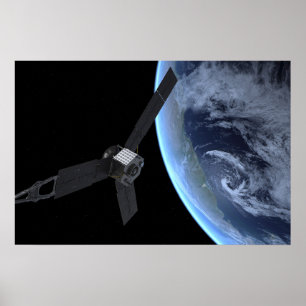 ユノ宇宙船の地球フライバイ中 ポスター