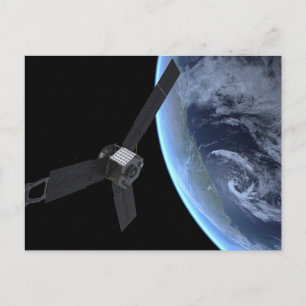 ユノ宇宙船の地球フライバイ中 ポストカード