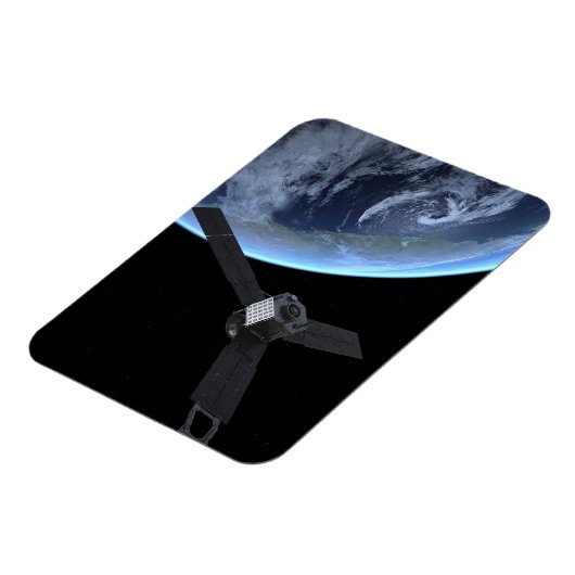 ユノ宇宙船の地球フライバイ中 マグネット (左側)