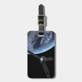 ユノ宇宙船の地球フライバイ中 ラゲッジタグ (正面縦)