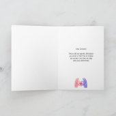 ユバ・バレンタイン 私は今年シングル フォールド カード (内部)