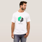 ユビカッコいいク暗号通貨記号 Tシャツ (正面フル)