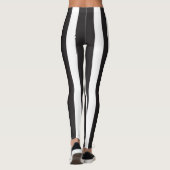 ユベントスストライプトリノ選手サッカークラブイタリアブラック レギンス (裏面)