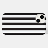 ユベントスストライプトリノ選手サッカークラブイタリアブラック Case-Mate iPhoneケース (裏面 (横))